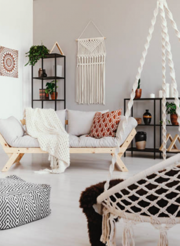 Sofa Berbahan Macrame